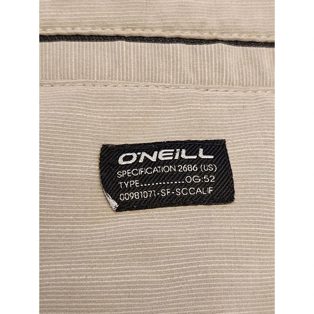 O'Neill Hybrid Shorts Mens 36 Gray Stretch Boardwalk Walk Flat Front Shorts Surf